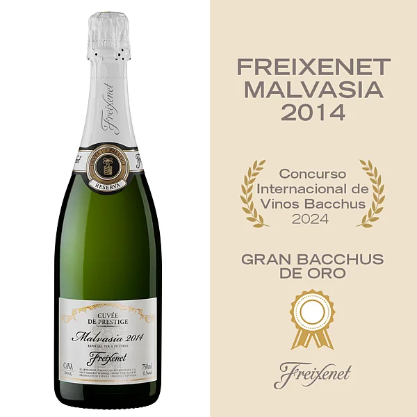 Gran Bacchus de Oro para Freixenet Malvasia 2014 en la 22ª edición del Concurso Internacional de Vinos Bacchus